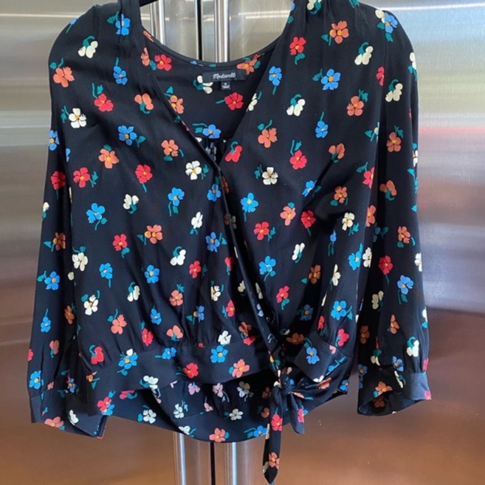 MADEWELL I floral blouse